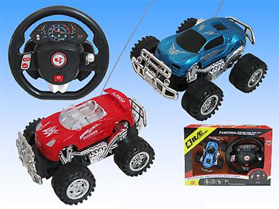 Four-wheel remote control car with sound