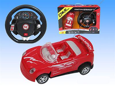 Four-wheel remote control car with sound