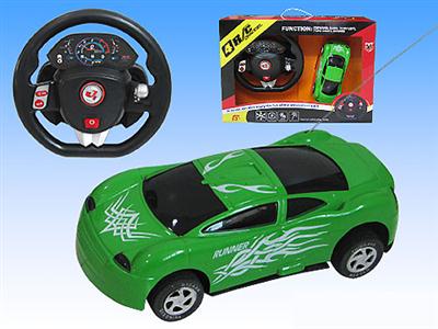 Four-wheel remote control car with sound