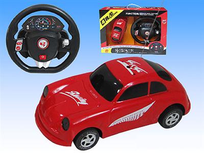 Four-wheel remote control car with sound