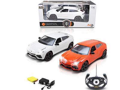 Simulation Stone remote control car with front and rear lights Lamborghini