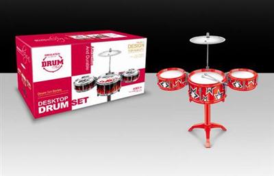 Red solid color drums