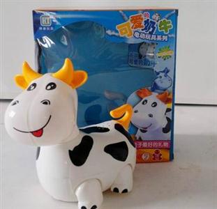 Light music electric universal cartoon cow