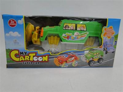1:20 two-way remote control Cartoon SUV (paddle wheel with dual flash)