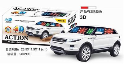 3D Music Land Rover SUV electric car