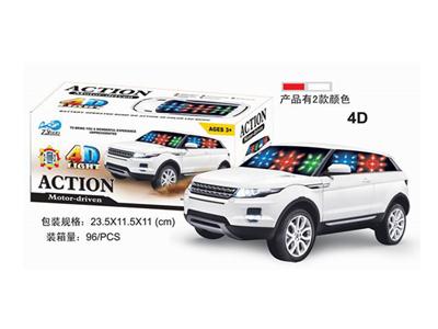 4D Land Rover SUV electric car music