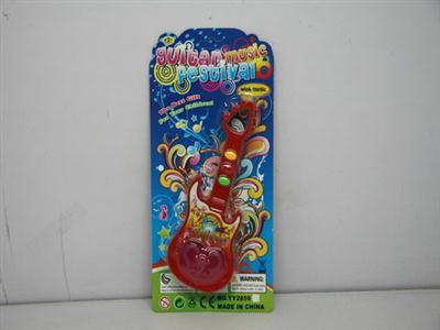 Cartoon music guitar / package power (can be loaded sugar)