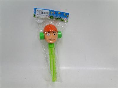 Bald strong impact hammer bubble wand