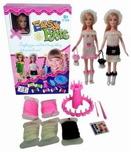 DIY knitting Barbie Fashion