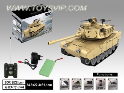 1:18 U.S. M1A2 tanks, remote control cars