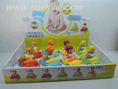 Lele cartoon baby fruit convoy fleet