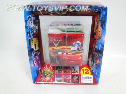 Cars Cube 3D magnetic building blocks (8)