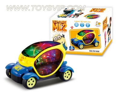 Thief Daddy 3D light electric concept car (with music)