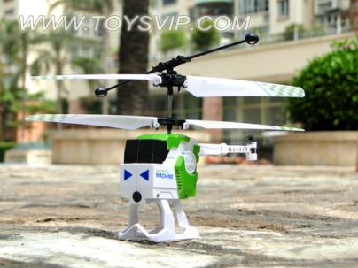 Fold half-way remote control aircraft (built-in gyroscope) with camera