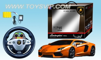 Gravity sensing steering wheel remote control car models (1:10 authorized Lamborghini car)