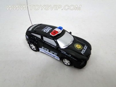 Remote control mini police car glide