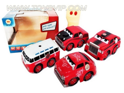 Two-way cartoon 4 conventional remote control car 