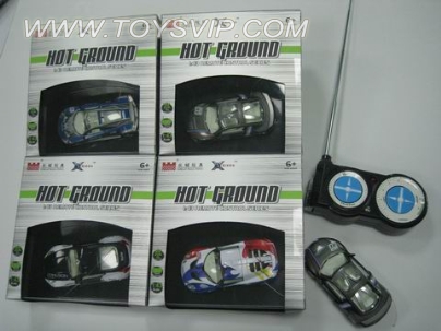 1:43 remote control car with light alloy