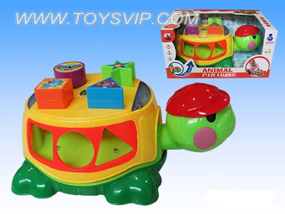 Electric universal turtle blocks with light and music