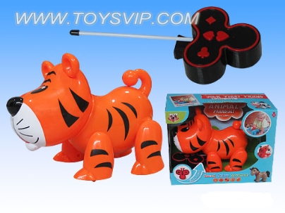 Electric remote tiger with music