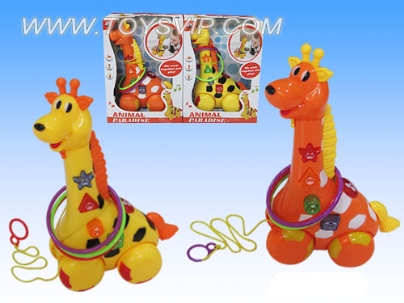 Drag giraffe with light and music