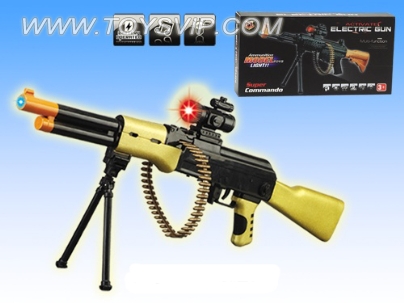 Vibration gun with light gunfire