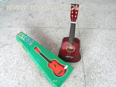 25-inch wooden guitar