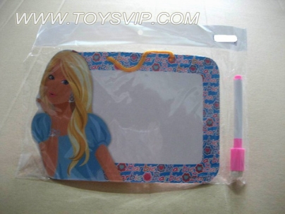 Barbie paper tablet (with pen with wiping)