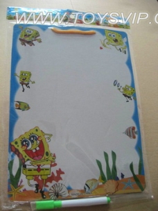 SpongeBob paper tablet (with pen with wiping)