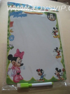 Mickey paper tablet (with pen with wiping)