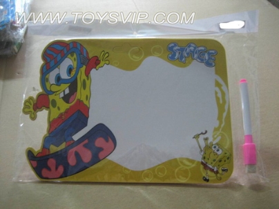 SpongeBob paper tablet (with pen with wiping)