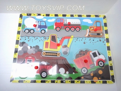 Wooden puzzles gripper transport