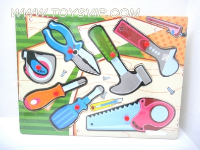 Hand tool wooden puzzles