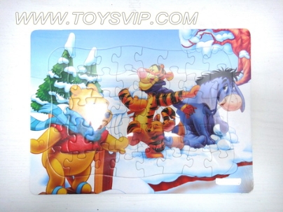 40 fight hard board puzzle piece Winnie the Pooh