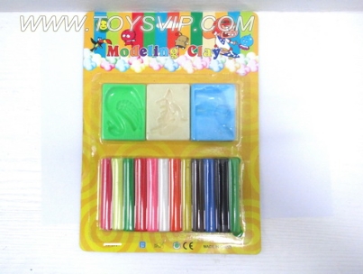 12 color clay with tool sets