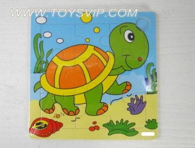 9 patch wooden turtle puzzle