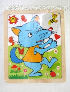 Wooden puzzles Timberwolves 20 patch