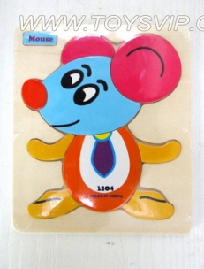 Wooden puzzles mice