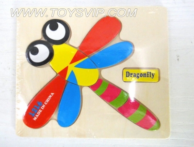 Wooden puzzles dragonfly