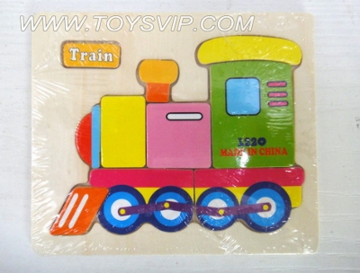 Wooden Train Puzzle