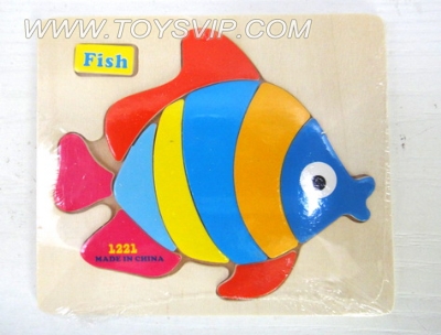 Wooden fish puzzle