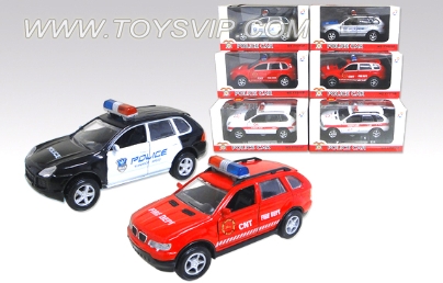 1:32 Cayenne / BMW X5 alloy police