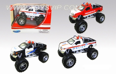 1:32 alloy off-road police