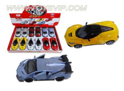 1:32 Ferrari, Lamborghini poison alloy car two