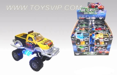 1:36 alloy off-road vehicles