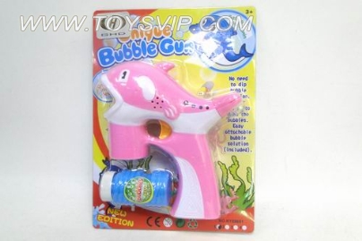 Solid color electric bubble gun