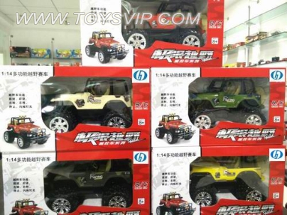 Off-road remote control car simulation