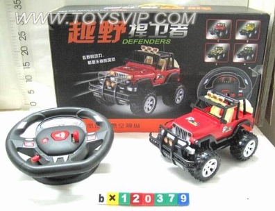 Steering wheel remote control car