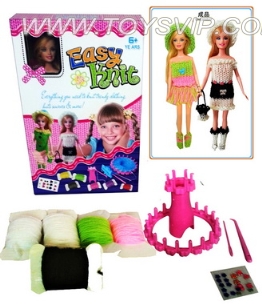 DIY knitting Barbie Fashion