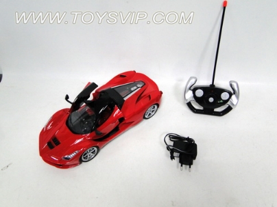 1: 4-way remote control car Ferrari five